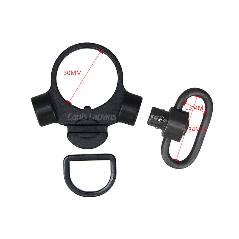 QD Sling Mount Adapter 2 Position Quick Detach Receiver Dual Loop End Plate