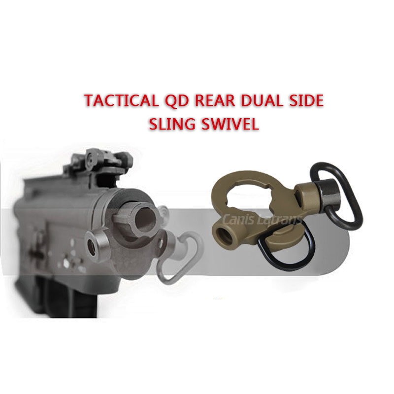 Tactical QD Rear Dual Side Sling Swivel