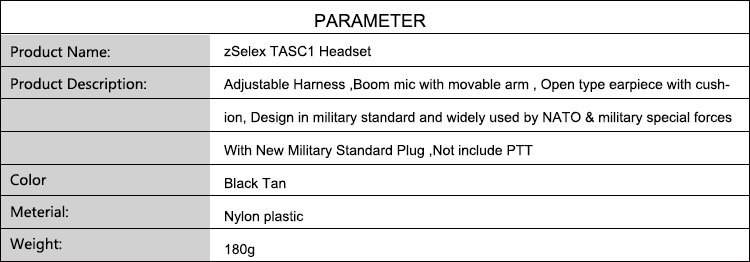 zSelex TASC1 Headset