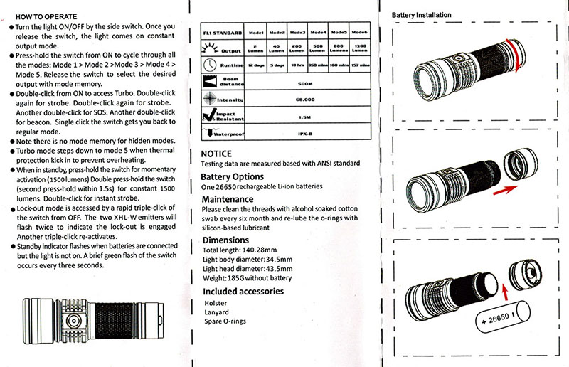 Tactical Flashlight