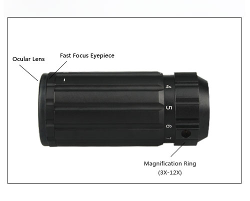 3-12X50AOE Rifle Scope