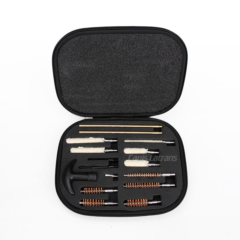 16 Piece Pistol Cleaning Kit for All Caliber Hand Guns