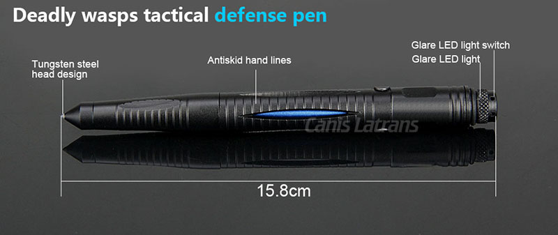 Deadly wasps tactical defense pen