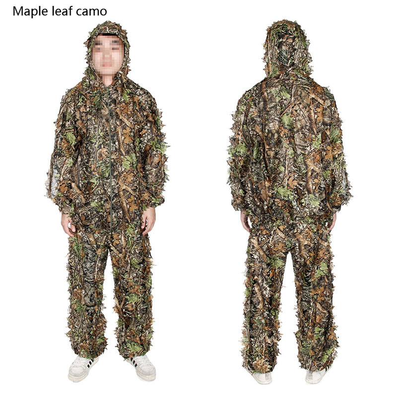 Leaf camouflage suit