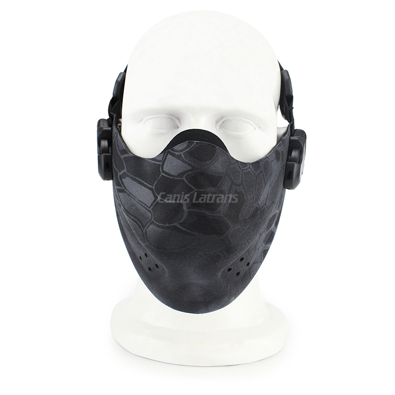 Hard foam half face mask