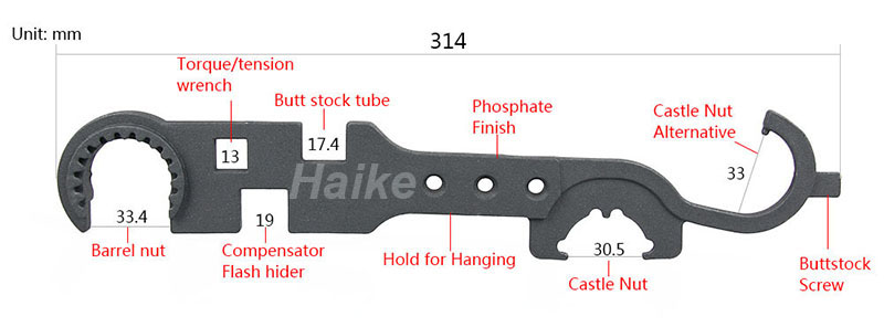 AR15/M16/M4 Armorer Wrench / Combo Armorer's Wrench Tool