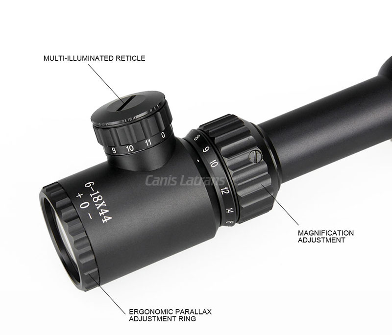 ライフルスコープ, 6-18x44 Rifle Scope