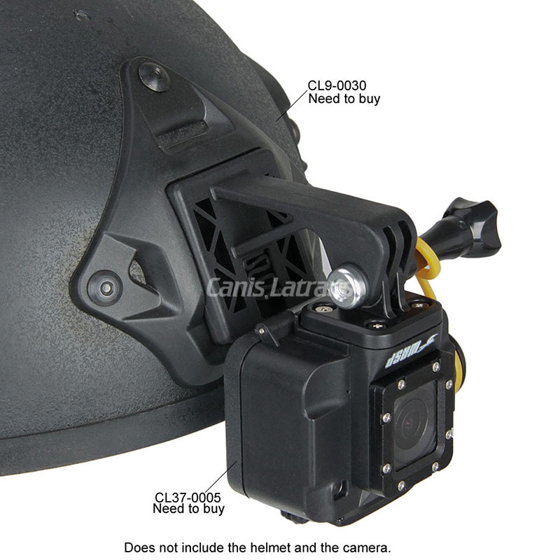 Excavator ARM for Gopro connected helmet bracket, Helmet Adapter