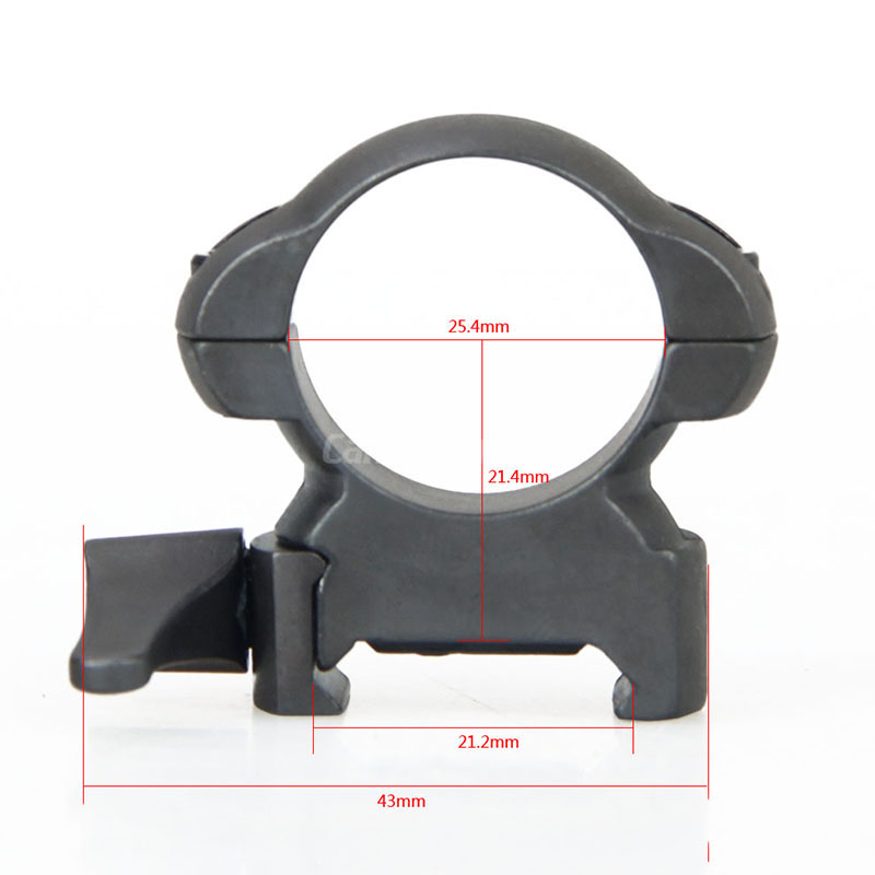  25.4mm Scope Mount,CH:21.4mm