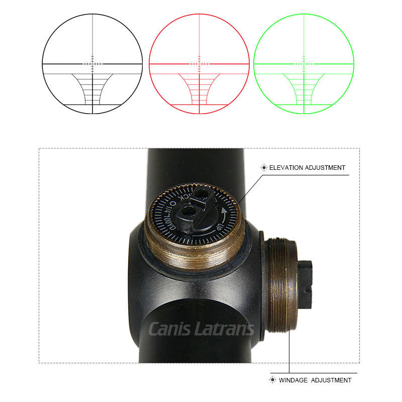 3-9X40E Rifle Scope