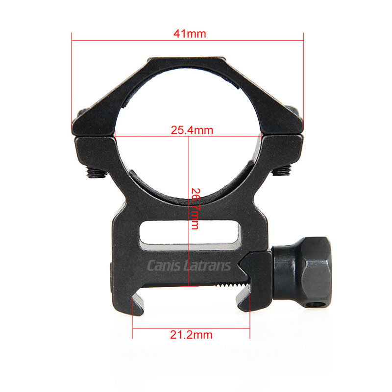 Canis Latrans 25.4mm Scope Mount