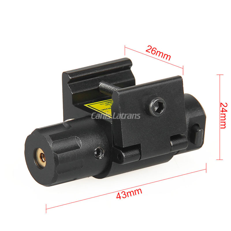 Spike Red laser Sight for Gun Rifle Pistol Weaver Mount Rail with Wrenches