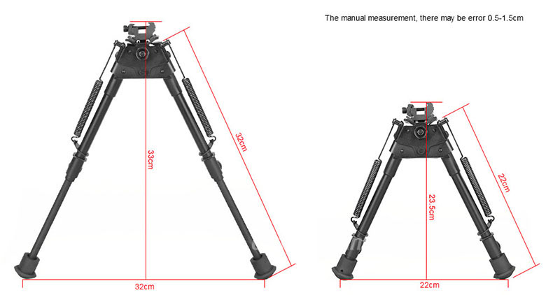 Tactical Bipod,Gun Tripod, Hunting Tripod