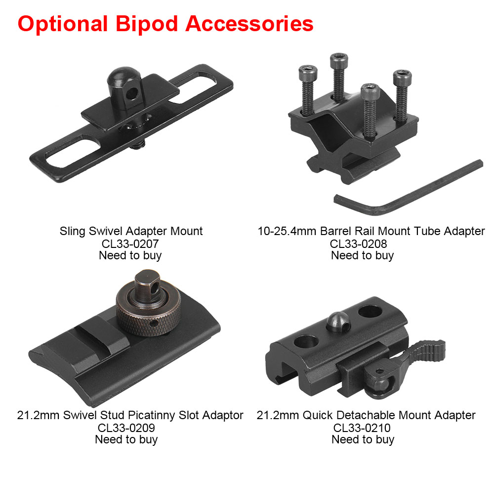 Tactical Bipod,Gun Tripod, Hunting Tripod