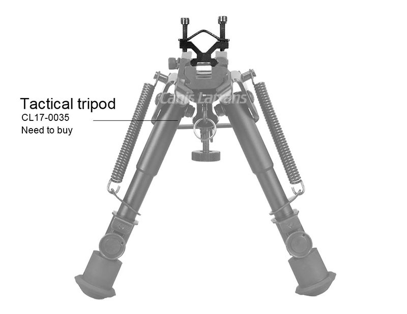 10-25.4mm Barrel Rail Mount Tube Adapter