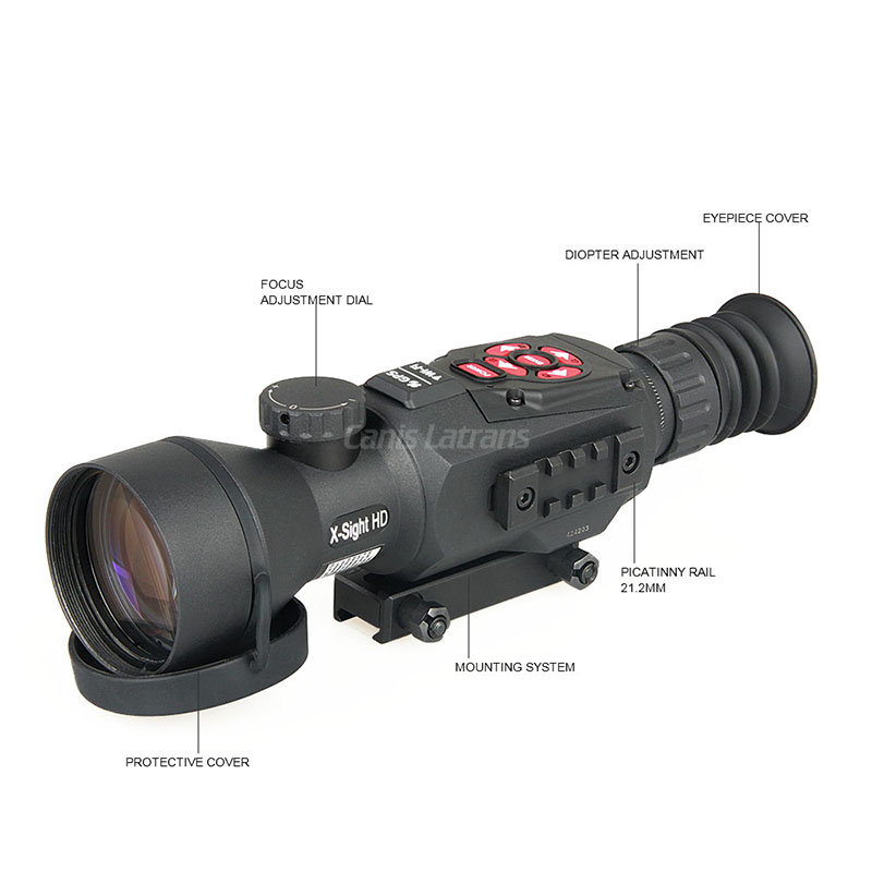 ATN X-SIGHT II HD 5-20x,DAY & NIGHT RIFLE SCOPE