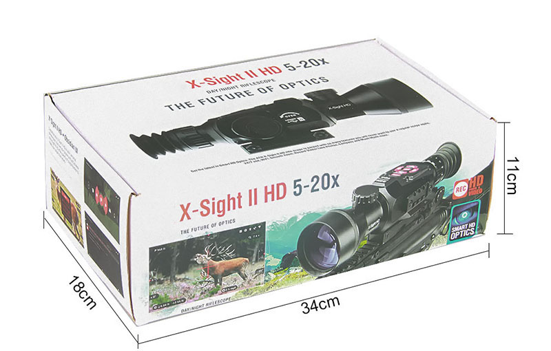 ATN X-SIGHT II HD 5-20x,DAY & NIGHT RIFLE SCOPE